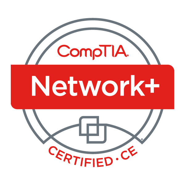 Comptia Network Plus badge